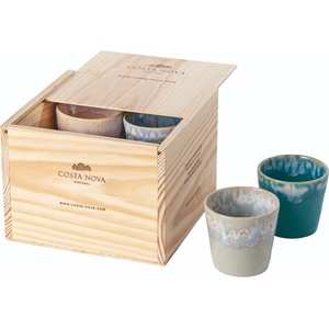 COSTA NOVA Глинени чаши в комплект 8 бр. за еспресо 210 ml Grespresso - Costa Nova (ZCN-LSCS12-MLT)