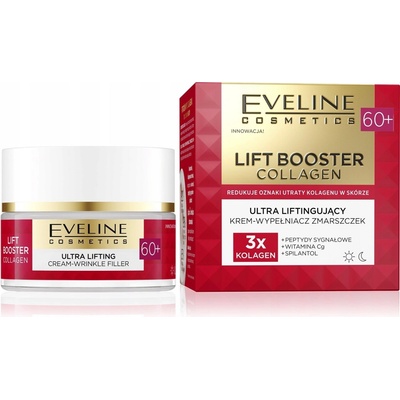 Eveline Cosmetics Lift Booster Collagen denný a nočný krém 60+ 50 ml