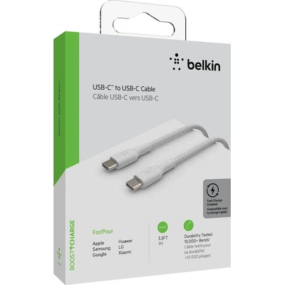 Belkin CAB004bt1MWH USB-C/USB-C, 1m, bílý