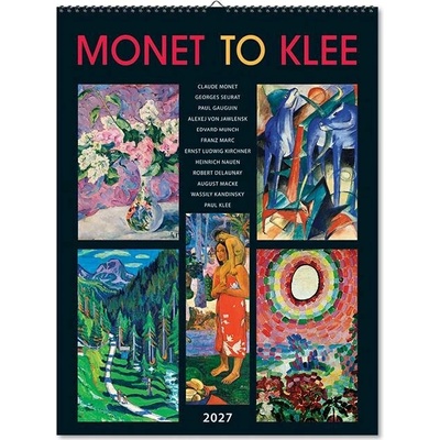 Nástenný Monet to Klee 2027