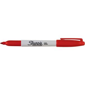 Sharpie Перманентен маркер Sharpie, F, червен (26986-А-ЧЕРВЕН)