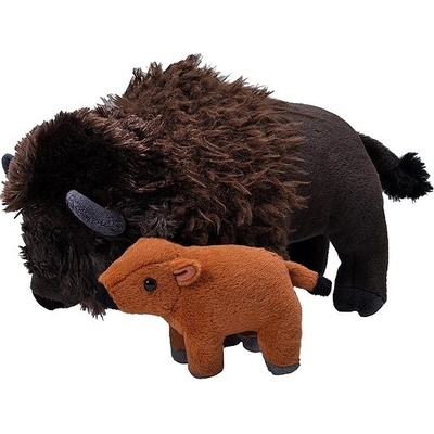 WILD REPUBLIC Bizon samice s mládětem 38 cm