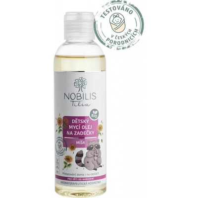 Nobilis Tilia detský umývací olej na zadočky Míša 200 ml