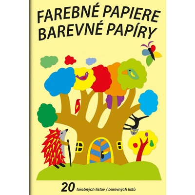 Složka barevných papírů A4 20 listů – Zboží Dáma