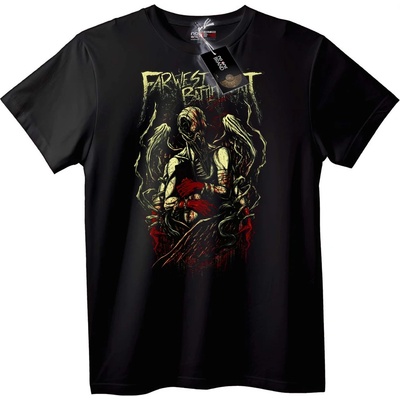NOONEBRAND Тениска Битка на ангел от Далечния запад - 5XL, Black