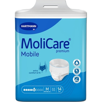 MoliCare Mobile inkontinenční kalhotky 6 kapek M 14 ks – Zboží Dáma