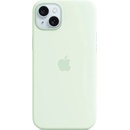 Apple iPhone 15 Plus Silicone Case with MagSafe - Soft Mint MWNG3ZM/A