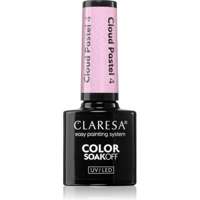 Claresa SoakOff UV/LED Color Cloud Pastel gélový lak na nechty s použitím UV/LED lampy odtieň 4 5 g