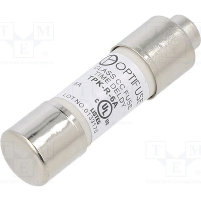 OPTIFUSE TPK-R-6A Pojistka: tavná; kulatý,průmyslová; 6A; 600VAC; 300VDC; zpožděná