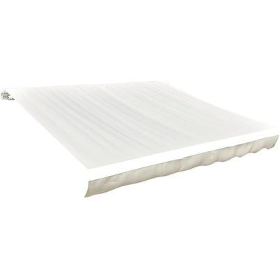 vidaXL Marketos Plachta na markýzu krémová 500 x 300 cm plátěná