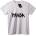 NOONEBRAND Тениска с лого на панда - 2XL, Black