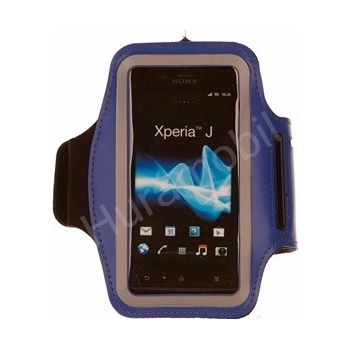 Pouzdro CellFish sportovní na ruku pro mobilní telefon 4" nebo přehrávač modré