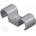 Rawlplug Plastic holder for installation tubes, double, floor, reinforced PA, diameter 25 mm R-SC40-PCD-25
