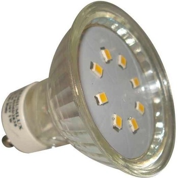 PremiumLED LED žárovka 1W 8xSMD2835 GU10 90lm Teplá bílá