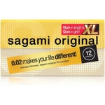 Sagami 12 бр. Ултра тънки екстра големи презервативи Sagami XL 0.02 мм