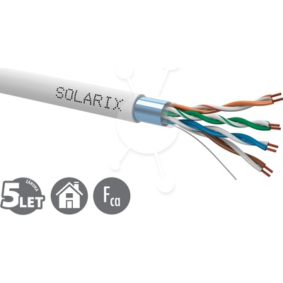 Solarix SXKL-5E-FTP-PVC-GY FTP, Cat5E, licna, PVC, krabica, 305m