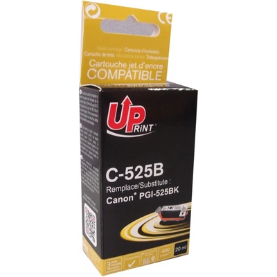 Compatible Мастилница uprint pgi525 canon, С чип, Черен (7270)