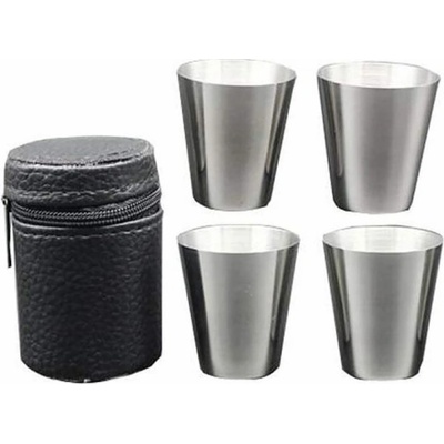 MagicHome Stamper, sada, nerezová ocel, v koženkovém pouzdře, 4x30 ml