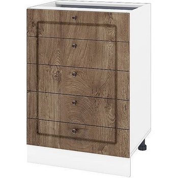 ИРИМ Долен кухненски шкаф Сити БФ-Дъб натурал-06-29 60 см