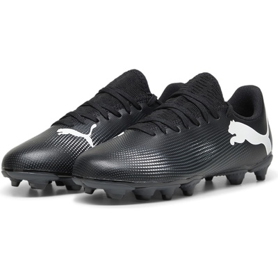 PUMA Футболни бутонки Puma Future 7 Play Firm Ground Football Boots - Black/White