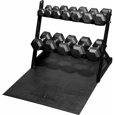 PRIMAL Set činek 2,5 - 15 kg se stojanem a podložkou - 6 párů