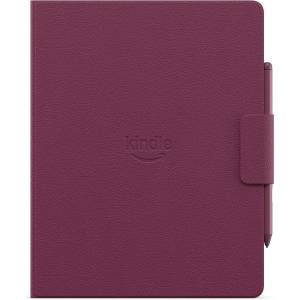 Amazon Now new: Elegant Amazon Kindle Scribe flip case with magnetic attachment, slim protective case - premium leather - 53-101865 (53-101865)