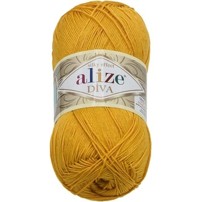 Bellatex Příze DIVA Žlutá 100 g, 350 m