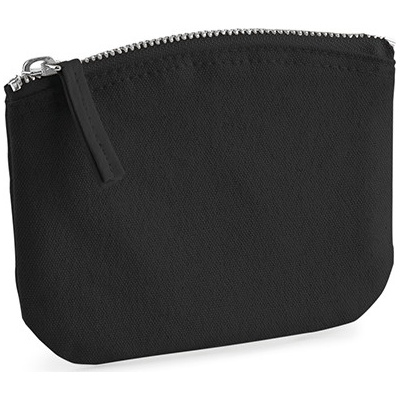 Westford Mill Organická kosmetická taštička na zip černá 14,5 x 11 cm