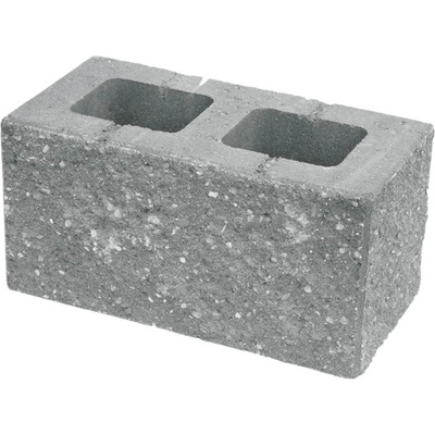 Tvárnice plotová štípaná CS BLOK 20 šedá 200×400×200 mm