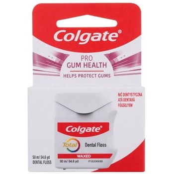 Colgate Total Waxed Dental Floss восъчни конци за зъби с дължина 50 м