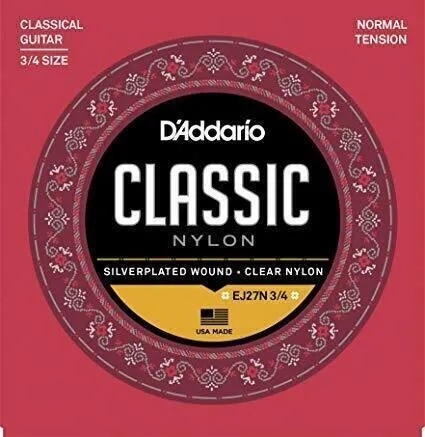 D'Addario EJ27N-3/4 Найлонови струни за класическа китара (EJ27N 3/4)