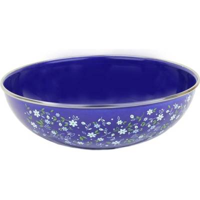 BELIS Smaltovaná miska 26 cm 2.5 l velká ROMANCE modrá 45026-009DDEX5