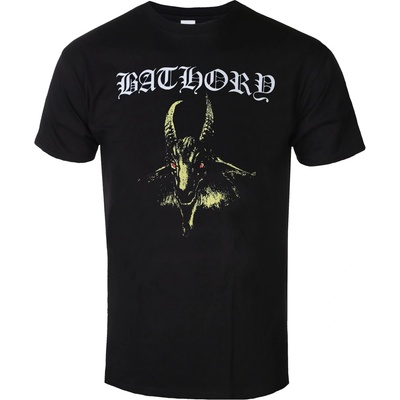 Plastic head Мъжка тениска bathory - goat (yellow) - black - plastic head - ph13351