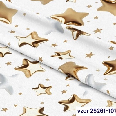 Vánoční role dekorační látky 150 25261-101 Soft