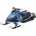 New Ray Toys Метална играчка Newray - Снегоход Polaris Switchback Pro-X, 1: 16, син (57783)