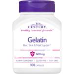 21st Century Gelatin 600 mg [100 капсули]