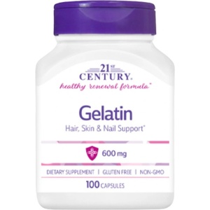 21st Century Gelatin 600 mg [100 капсули]