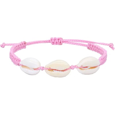Olivie náramek z mušlí RŮŽOVÝ 9234