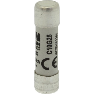 C10G25 Válcová pojistka GG 500V AC 25A C10(10,3x38mm)