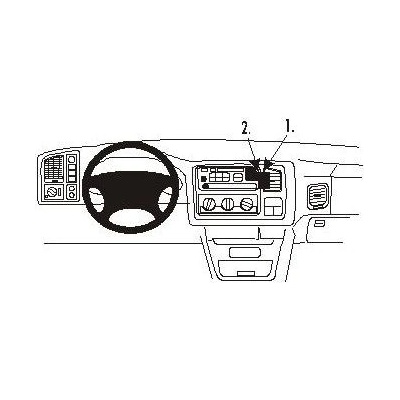 Brodit ProClip montážna konzola na palubnú dosku pre Chevrolet Pickup 00-03, 853111