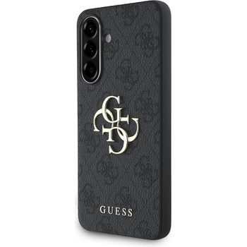 GUESS PU 4G Metal Logo Задния калъф за Samsung Galaxy A36 Grey Guess | Siv | МЪЖЕ | UNI