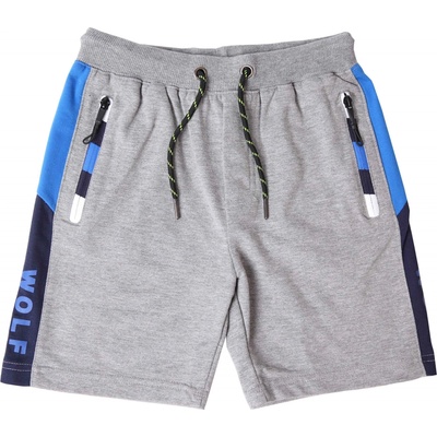 Wolf chlapecké šedé kraťasy T2131