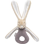 BabyJem Бебешка дрънкалка BabyJem - Заек, 29 х 27 cm, светлосив (842)