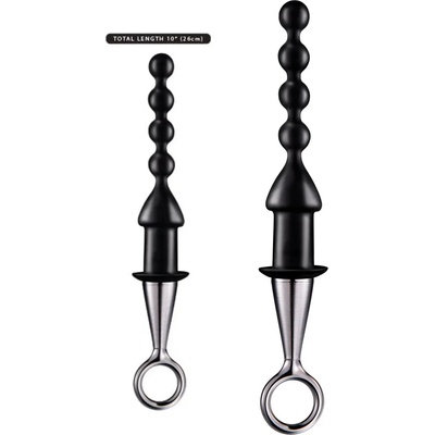 Анален стимулатор с ръкохватка, #4 - Anal Plug Plated Handle (NMC0002401)