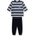Sanetta Детско ежедневно термо бельо Sanetta Kid's Pyjama 1/1 222298+222299 Pyjamas - Lilac Blue - размер 92 (EU) (714-1563-0114)