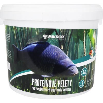 Mikrop Proteínové pelety pre kapry granule 5kg 6mm Scopex