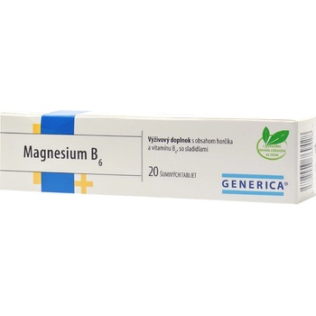 Generica Magnesium B6 20 šumivých tabliet