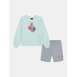 Under Armour Момичешки комплект Under Armour UA CREWNECK BIKE SHORT SET Under Armour | Sin | Момичешки | 2-3 години