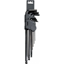 Genius Tools sada imbusových klúčov v tvare L guľôčkové zakončenie metrické 9 kusov HK-009MB