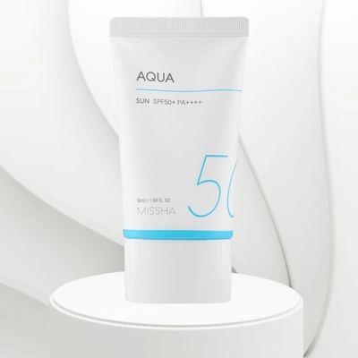 Missha All Around Safe Block Aqua Sun Gel SPF50+/PA++++ opalovací krém s gelovým základem 50 ml – Hledejceny.cz